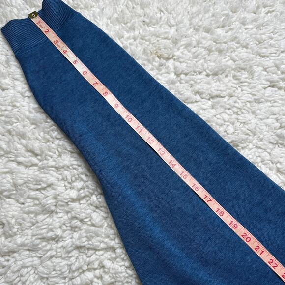 Under Armour Blue Quarter Zip Loose Coldgear Pullover Sweater Basic Gorpcore - Picture 8 of 9